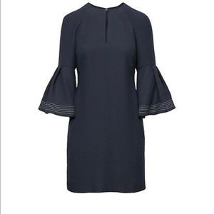 Bell Sleeve Shift Dress